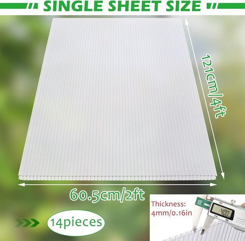 14pcs clear polycarbonate - 14pcs,