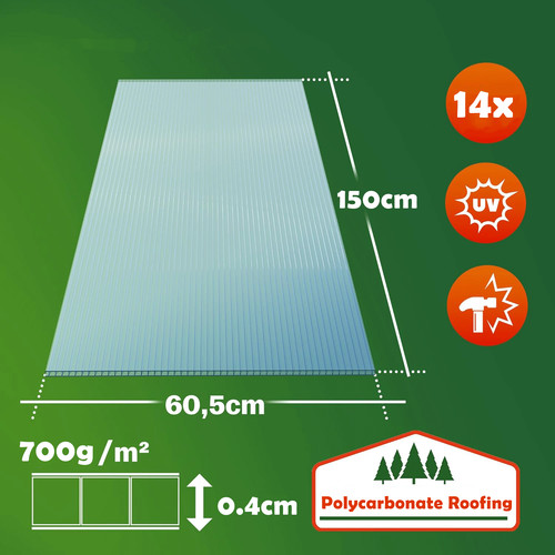 14pcs polycarbonate roofing - polycarbonate,