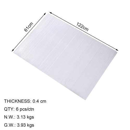 Pcs clear polycarbonate - 6/14,