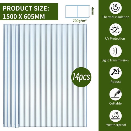 14pcs clear polycarbonate - 14pcs,