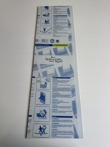 8mm clear polycarbonate sheet - clear,